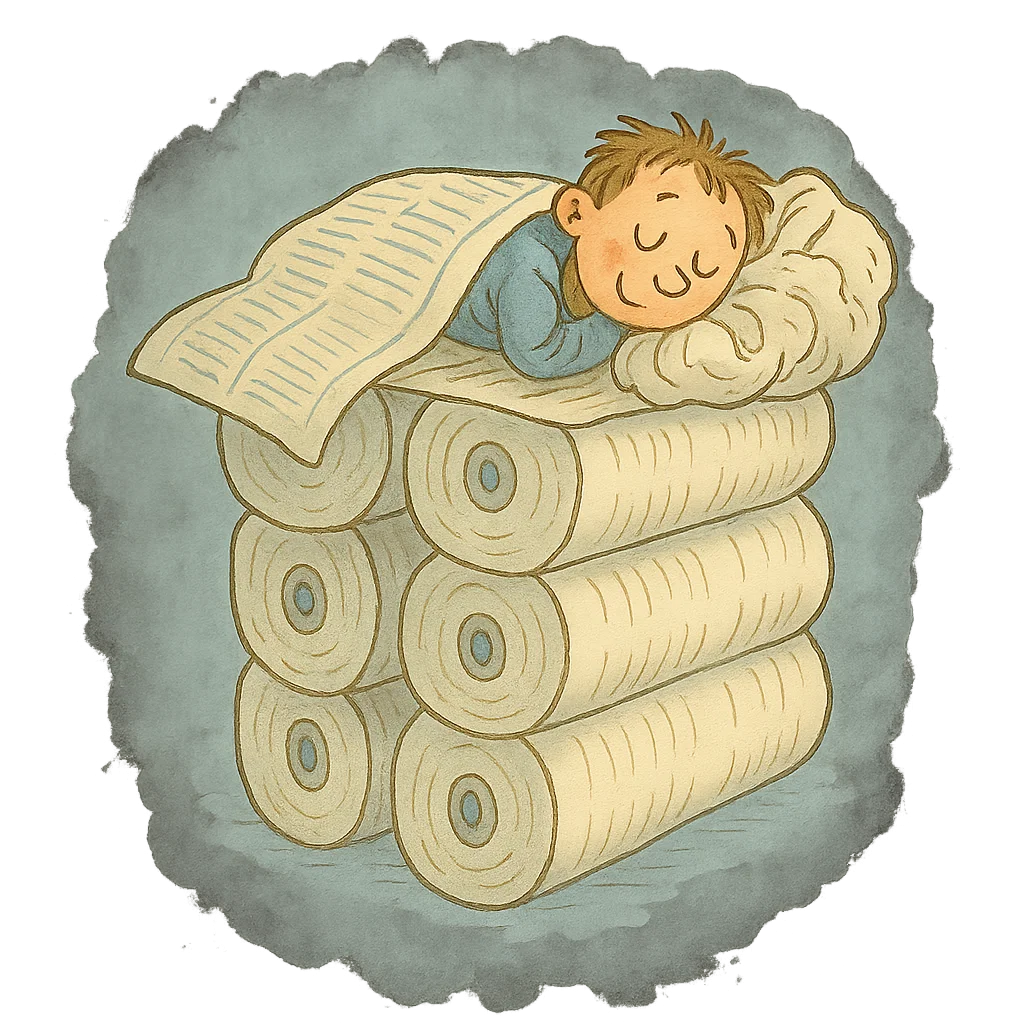 First thermal roll that didn’t jam after morning frost - Farm shop till roll milestone illustration